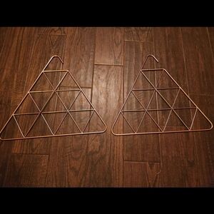 Geometric Copper Scarf Hanger